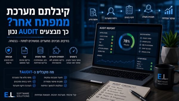 קיבלתם מערכת ממפתח אחר? כך מבצעים Audit בלי לשבור אותה